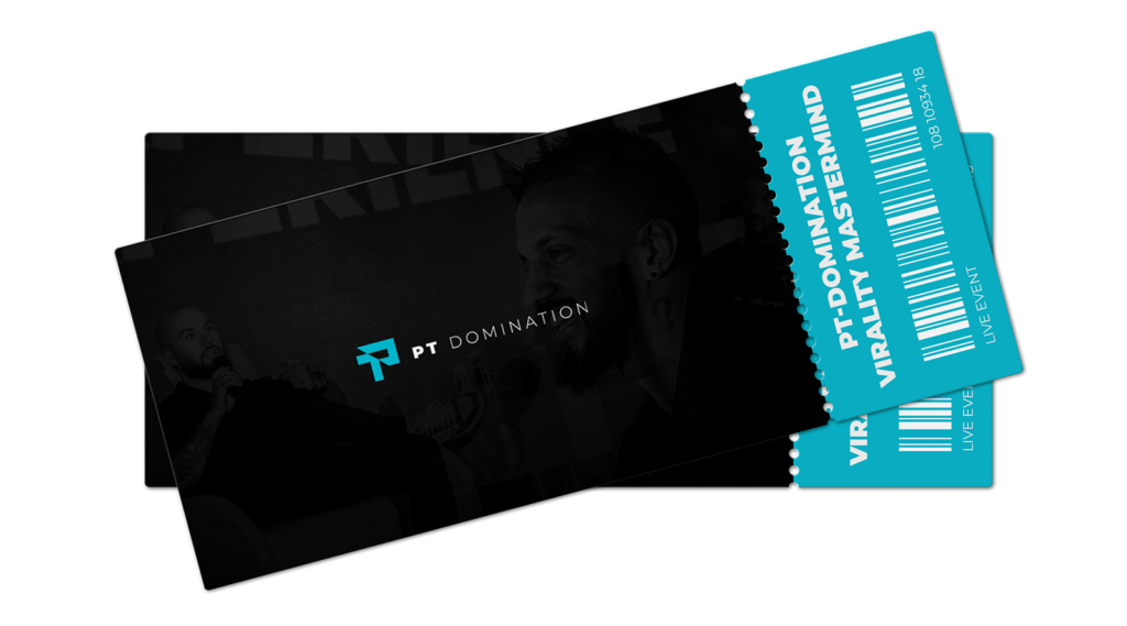 virality mastermind ticket flat lay